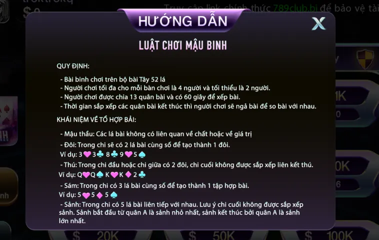 Mậu Binh Online 789Club Đấu Trường Trí Tuệ Đẳng Cấp Cho Các Cược Thủ