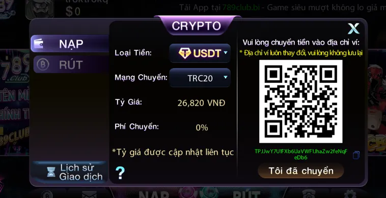 Hướng Dẫn Cách Nạp Tiền 789club An Toàn Nhanh Chóng Với Tỷ Lệ 1 1