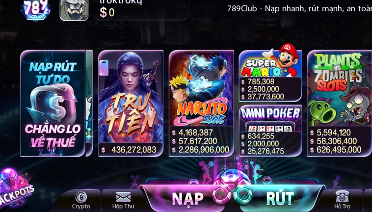Game Nổ Hũ Uy Tín 789Club Đỉnh Cao Săn Thưởng Cho Mọi Cược Thủ