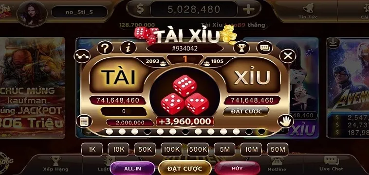 Tài Xỉu Đổi Thưởng 789Club Trải Nghiệm Đỉnh Cao Với Tỷ Lệ Thắng Cực Khủng